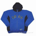 Sweatshirts/Men's Hooded Sweater/Cardigan with Applique Embroidery